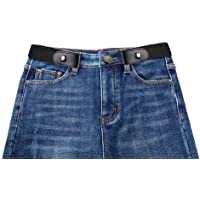 JUMOWA Cinturon elástico Invisible-Cinturón Ajustable para Hombre para Mujer-Buckle-Free Stretch Belt